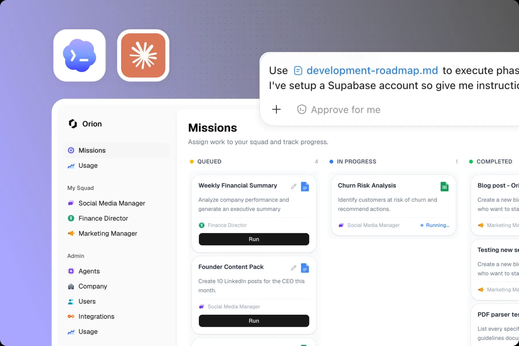 Project from Build an AI agent platform with Claude Agents